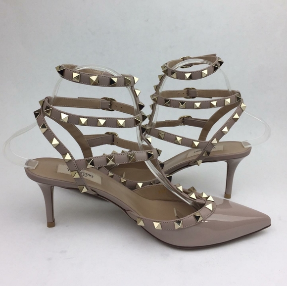 VALENTINO Rockstud Strappy Pointed Toe Pum… - Picture 3 of 15